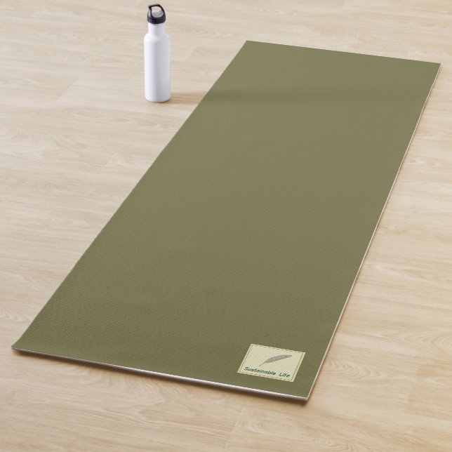 Tapis De Yoga Sustainable　Life（グリーン）       ヨガマット (En situation)