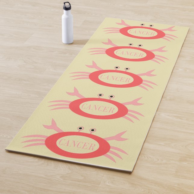 Tapis De Yoga Symbole cancéreux Crabe Yoga Mat (En situation)