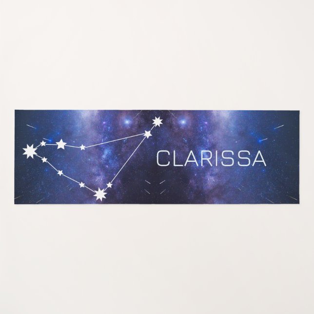 Tapis De Yoga SYMBOLE Étoile Zodiaque Capricorne Yoga Mat (Devant (Horizontal))