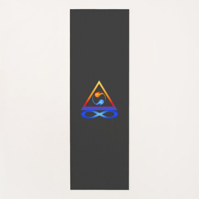 Tapis De Yoga Symbole Twin Flame (Devant)