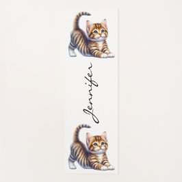 Tapis De Yoga Tabby Cat Yoga Mat