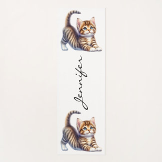 Tapis De Yoga Tabby Cat Yoga Mat