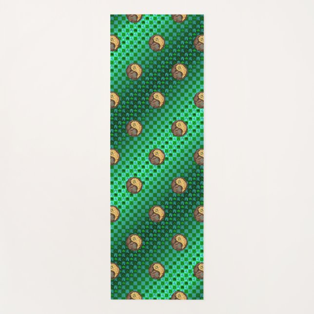 Tapis De Yoga Taurus et Chien de feu (Devant)