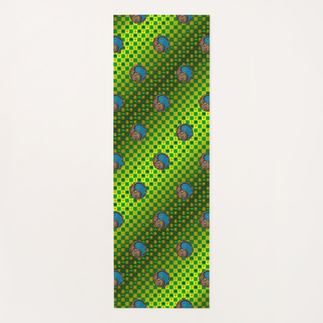 Tapis De Yoga Taurus et singe de l'eau (Devant)