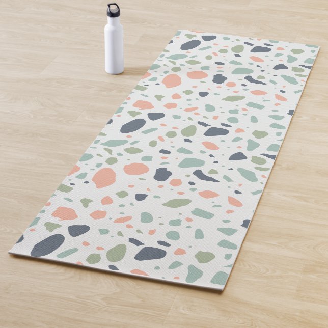 Tapis De Yoga Terrazzo Style coloré Entraînement Yoga Mat (En situation)