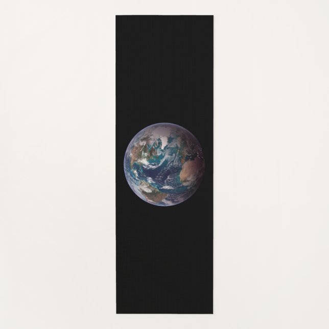 Tapis De Yoga Terre de marbre bleu (hémisphère occidental) (Devant)