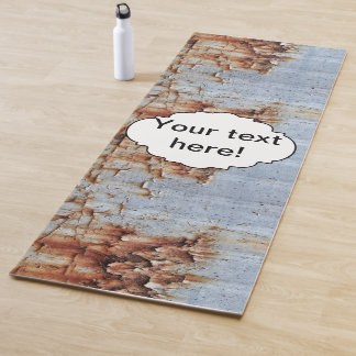 Tapis De Yoga Texture de peinture d'épluchage