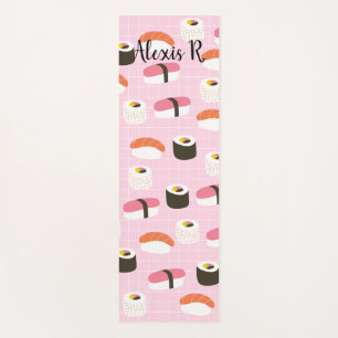 Tapis De Yoga Thon de yoga sushi personnalisé