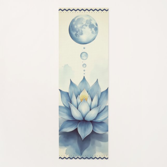 Tapis De Yoga Throat Chakra Yoga Mat – Speak Your Truth (Devant)