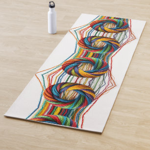 Tapis De Yoga Tissé dans l'unité