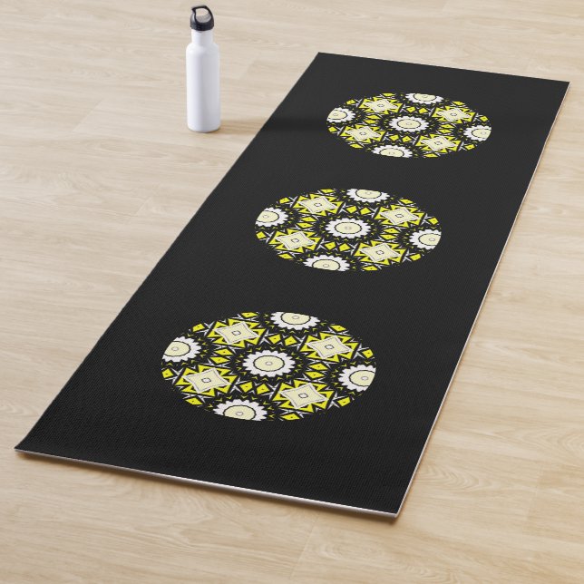 Tapis De Yoga Tome un kaléidoscope art vingt (En situation)