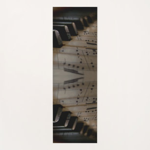 Tapis De Yoga Touches de piano de musique antique