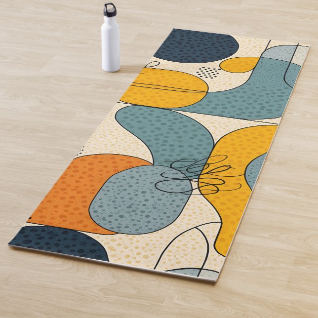 Tapis De Yoga Tourbillon et couleur Yoga Mat (En situation)