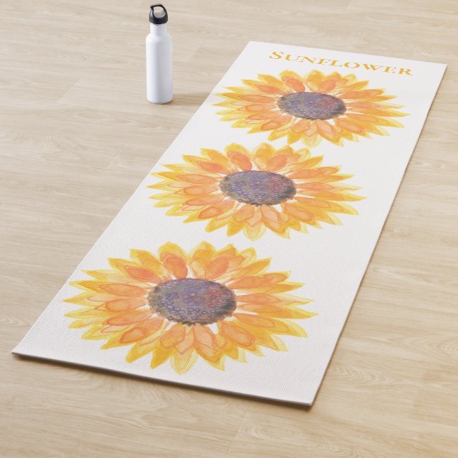 Tapis De Yoga Tournesols d'eau (En situation)
