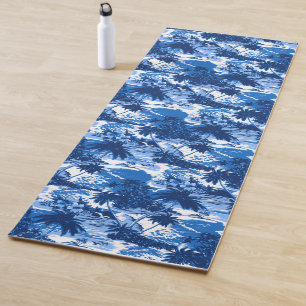 Tapis De Yoga Tradewinds Hula Girl renverse l'hibiscus hawaïen