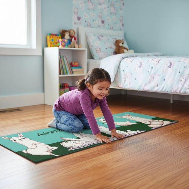 Tapis De Yoga Tranquille Llama Yoga Mat (Créateur téléchargé)