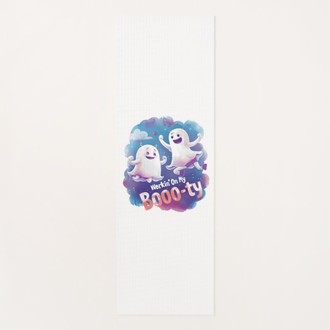Tapis De Yoga Travailler sur mon booo-ty (Devant)