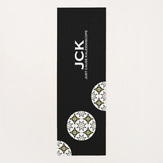 Tapis De Yoga Trente de kaléidoscope du premier volume (Dos)