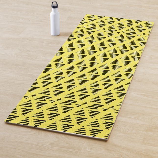 Tapis De Yoga Triangles + lignes (En situation)