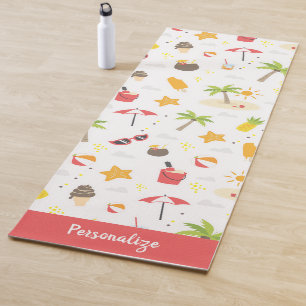 Tapis De Yoga Tropical Summer Beach Zen Yoga Personnalisé