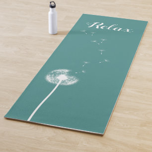 Tapis De Yoga Turquoise Dandelion Yoga Mat