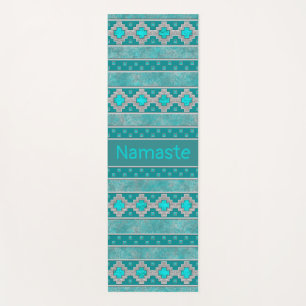 Tapis De Yoga Turquoise de sud-ouest personnalisée