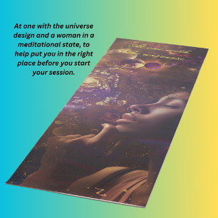 Tapis De Yoga Un avec l'univers et mandala