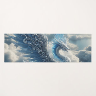 Tapis De Yoga Un dragon époustouflant entouré de nuages