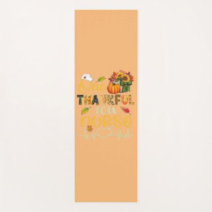 Tapis De Yoga Un remerciement ICU Infirmière Citrouille Stethosc