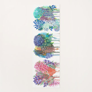 Tapis De Yoga Une forêt de fleurs