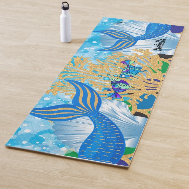 Tapis De Yoga Une vie de sirène d'Imaginaire (En situation)