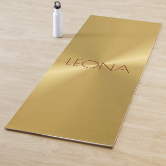 Tapis De Yoga Unique Gold Metallic Personalien Yoga Mat