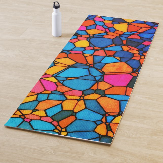 Tapis De Yoga Verre de fixation (En situation)