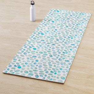 Tapis De Yoga Verre de mer Motif Yoga Mat côtier