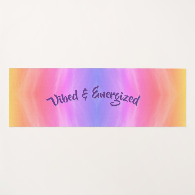 Tapis De Yoga Vibed & Energied Yoga Mat (Devant (Horizontal))