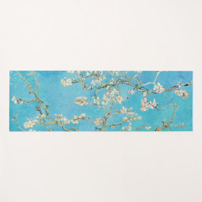 Tapis De Yoga Vincent van Gogh - Fleur d'amandes (Devant (Horizontal))