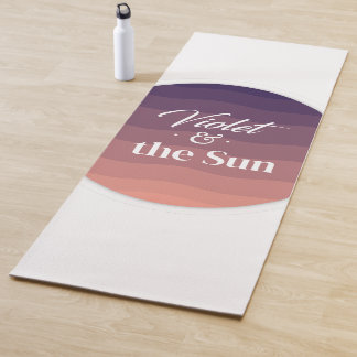 Tapis De Yoga Violet et le yoga du soleil