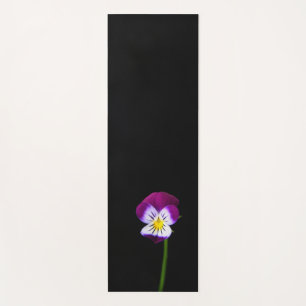 Tapis De Yoga Violet Fleur ymcnm