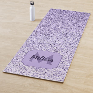 Tapis De Yoga Violet Ultra violet parties scintillant lumière ét