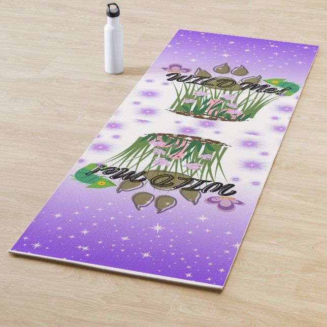 Tapis De Yoga Violet Wild Me (En situation)