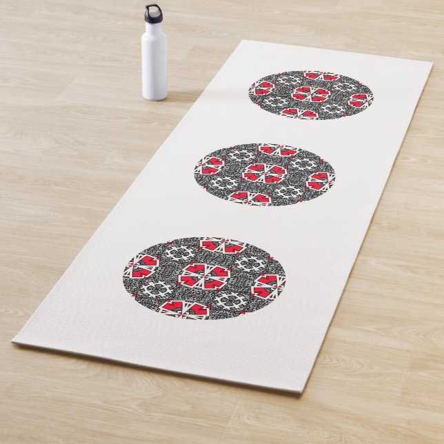 Tapis De Yoga Volume seize kaléidoscope art huit (En situation)