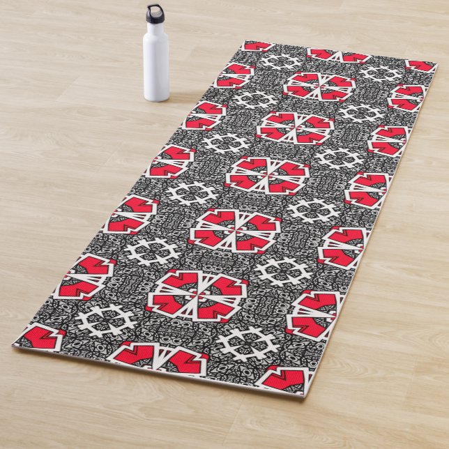 Tapis De Yoga Volume seize kaléidoscope art sept (En situation)