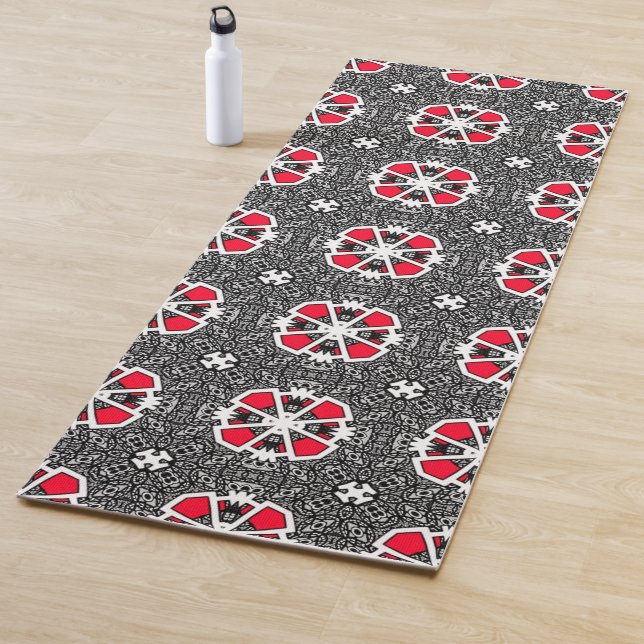 Tapis De Yoga Volume seize kaléidoscope art trois (En situation)