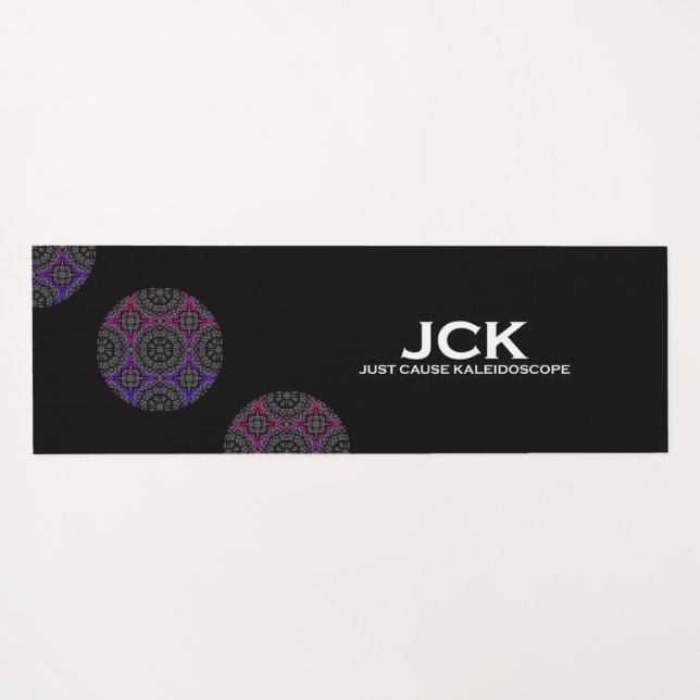 Tapis De Yoga Volume treize kaléidoscope art dix-sept (Dos (Horizontal))