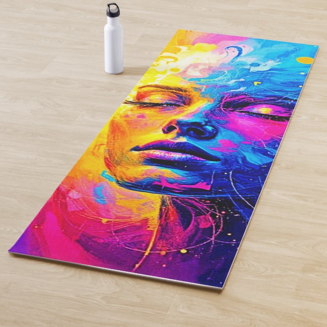 Tapis De Yoga Voyage émotionnel à travers l'art (En situation)