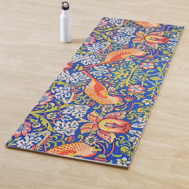 Tapis De Yoga William Morris Fraise voleur célèbre tableau (En situation)