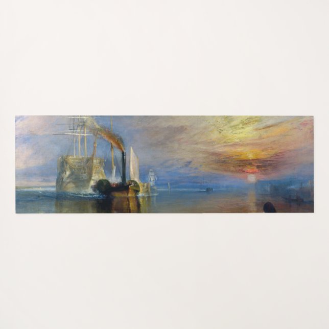 Tapis De Yoga William Turner - Le Temeraire de combat (Dos (Horizontal))