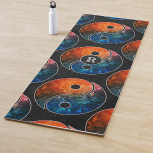 Tapis De Yoga Yin Yang Yoga Mat avec votre initiale