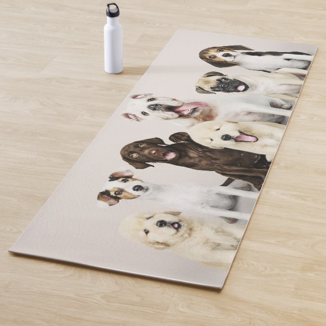 Tapis De Yoga Yoga à chiots (En situation)