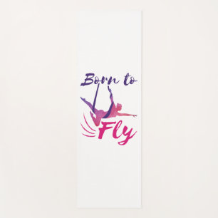 Tapis De Yoga Yoga Aérien soies Né pour voler